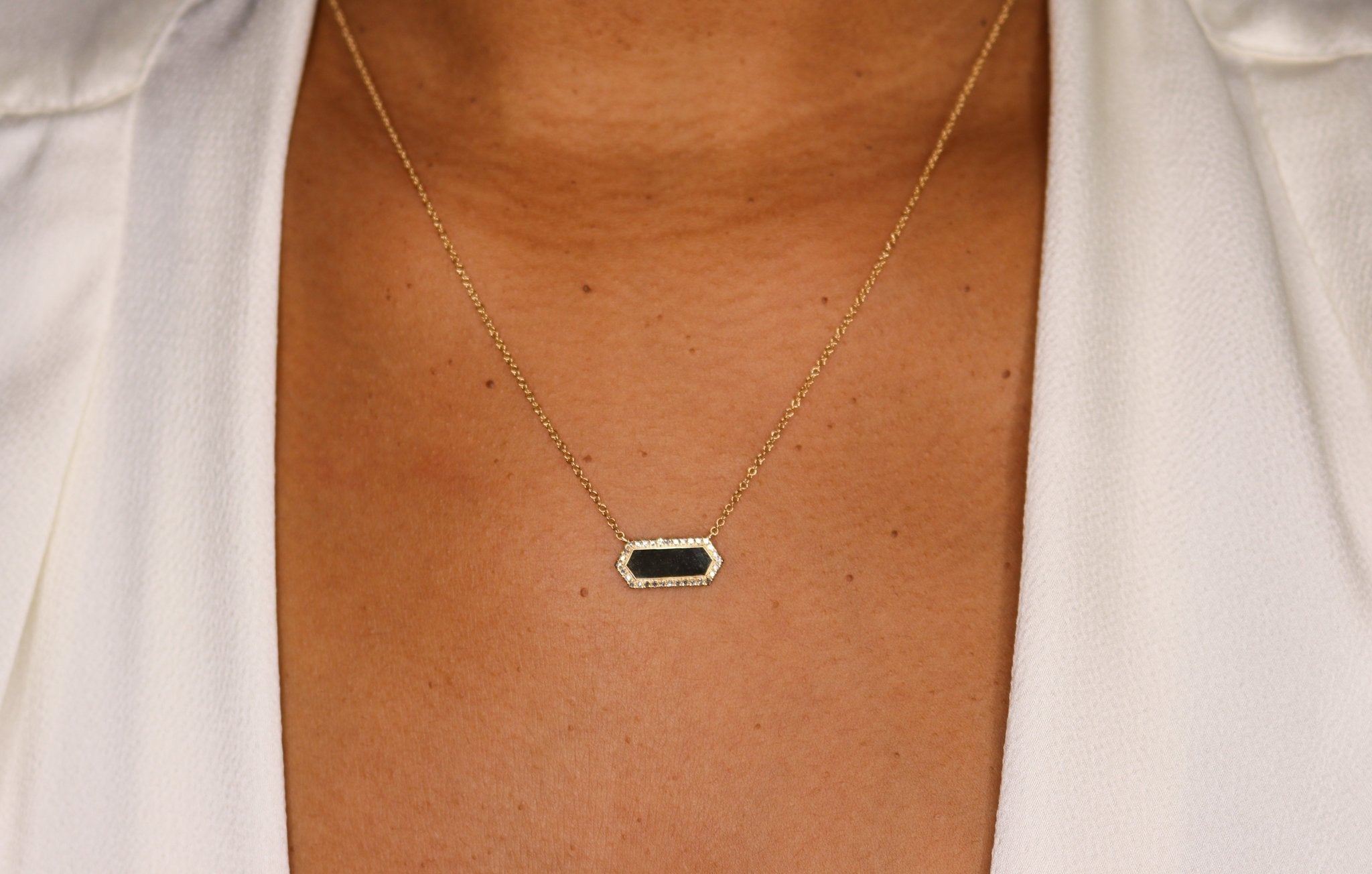 14K Diamond Name Necklace - Nolita