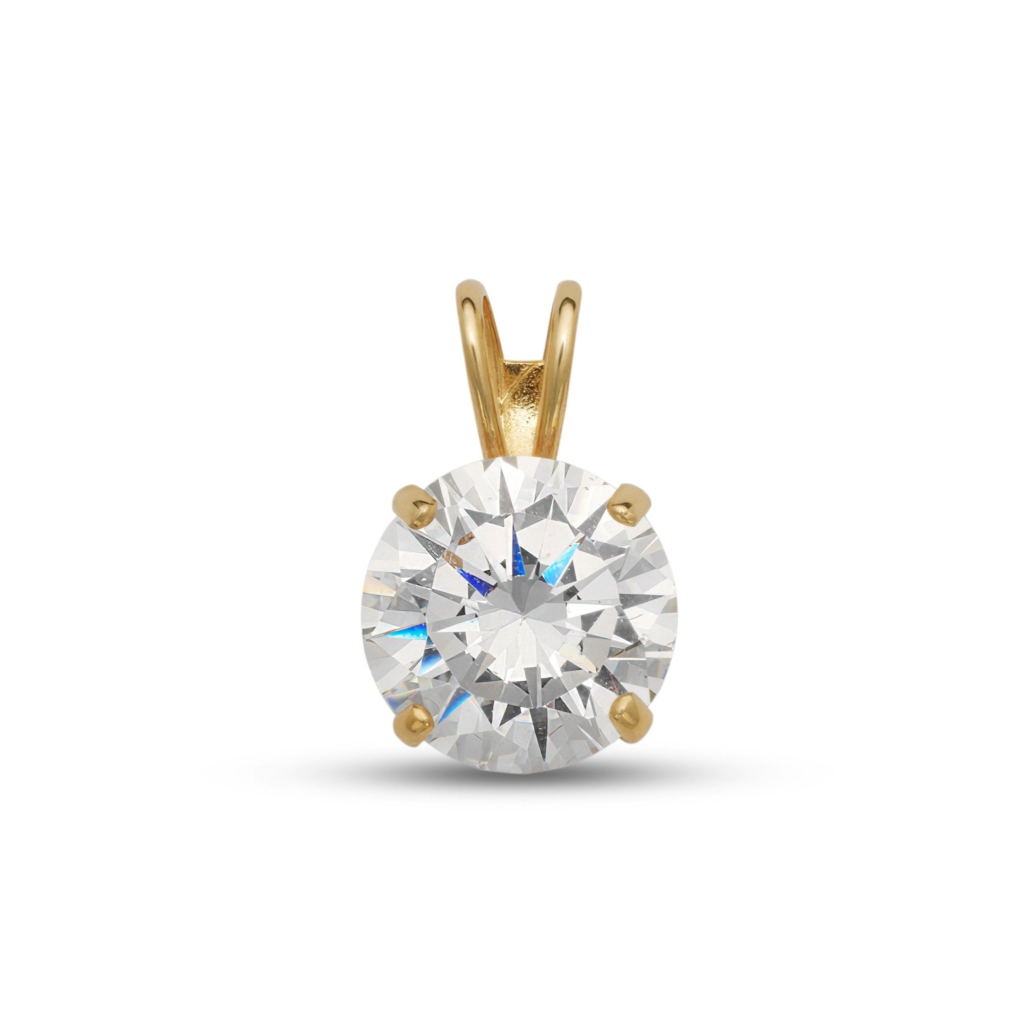 14K Lab Grown Diamond Pendant - Nolita