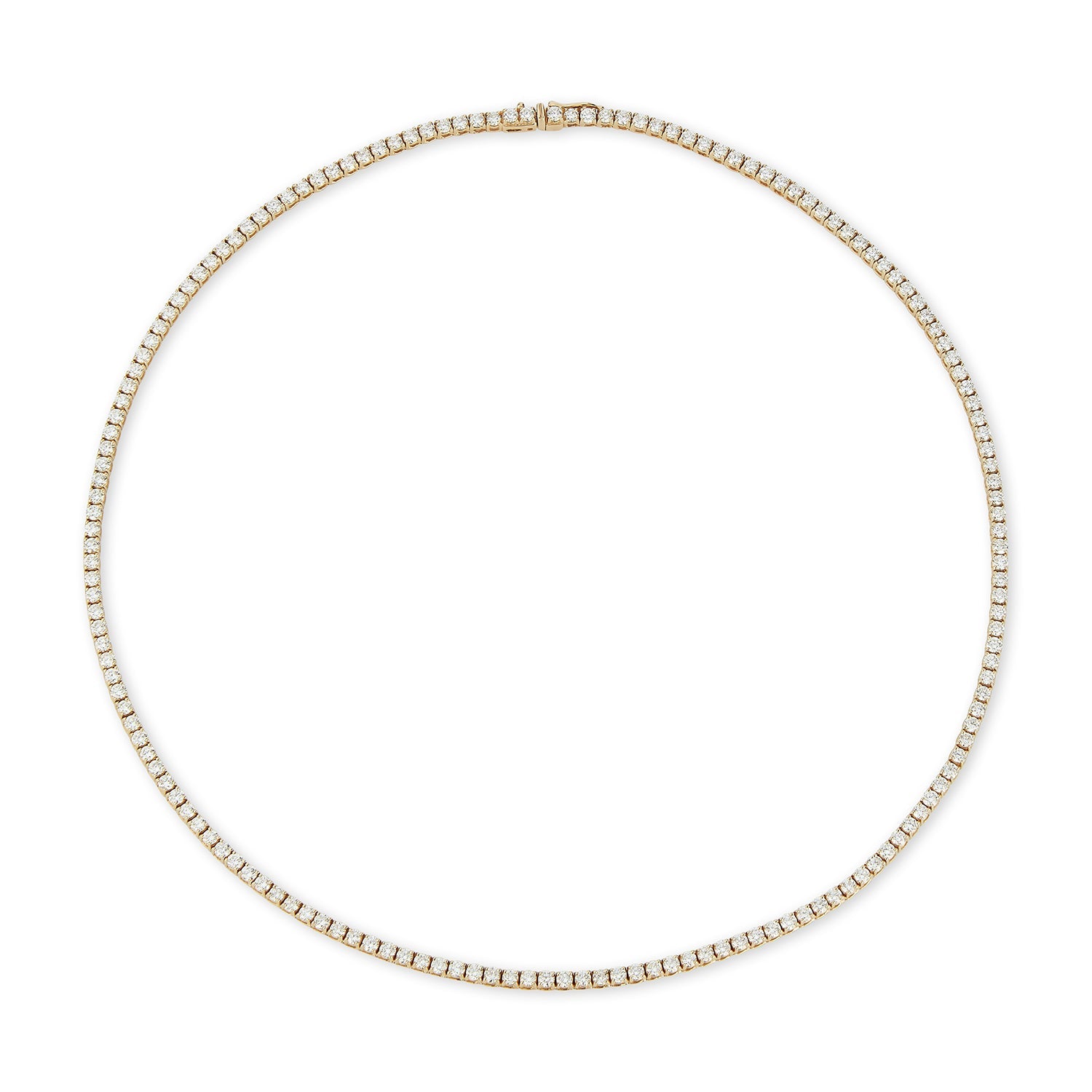 14K Lab Grown Diamond Tennis Necklace - Nolita