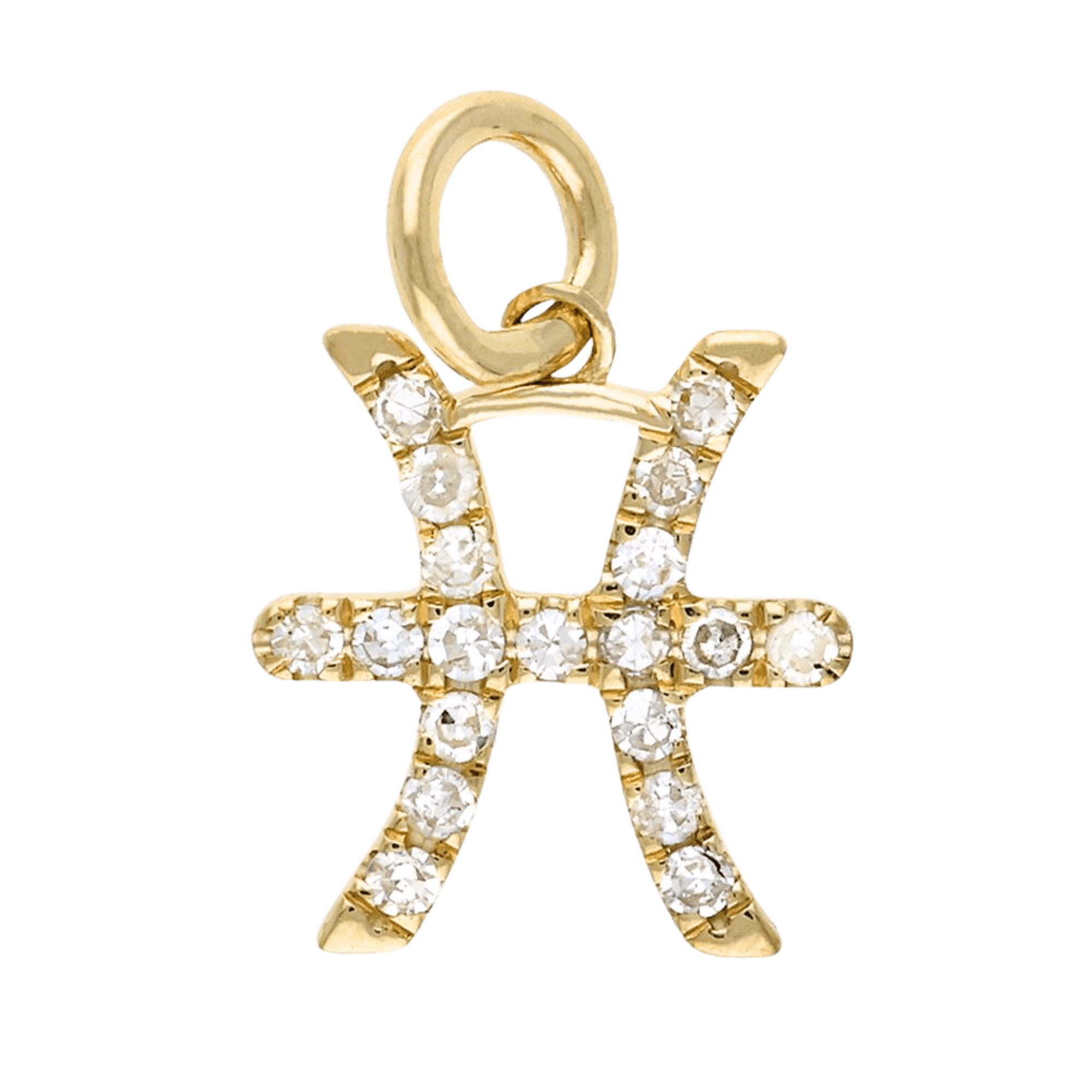 14K Mini Diamond Zodiac Charm - Nolita