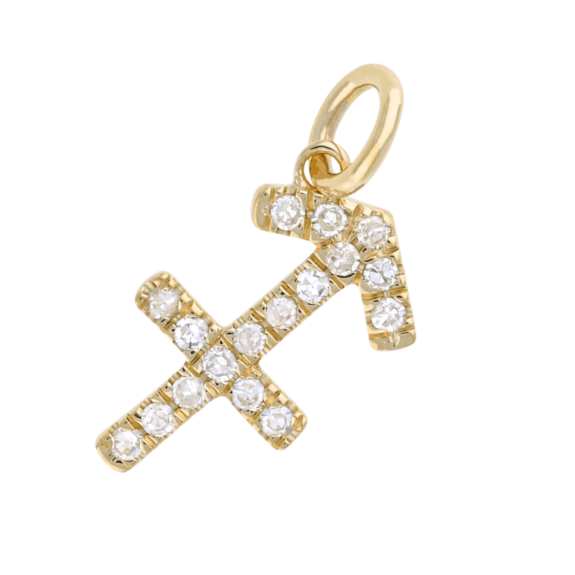 14K Mini Diamond Zodiac Charm - Nolita