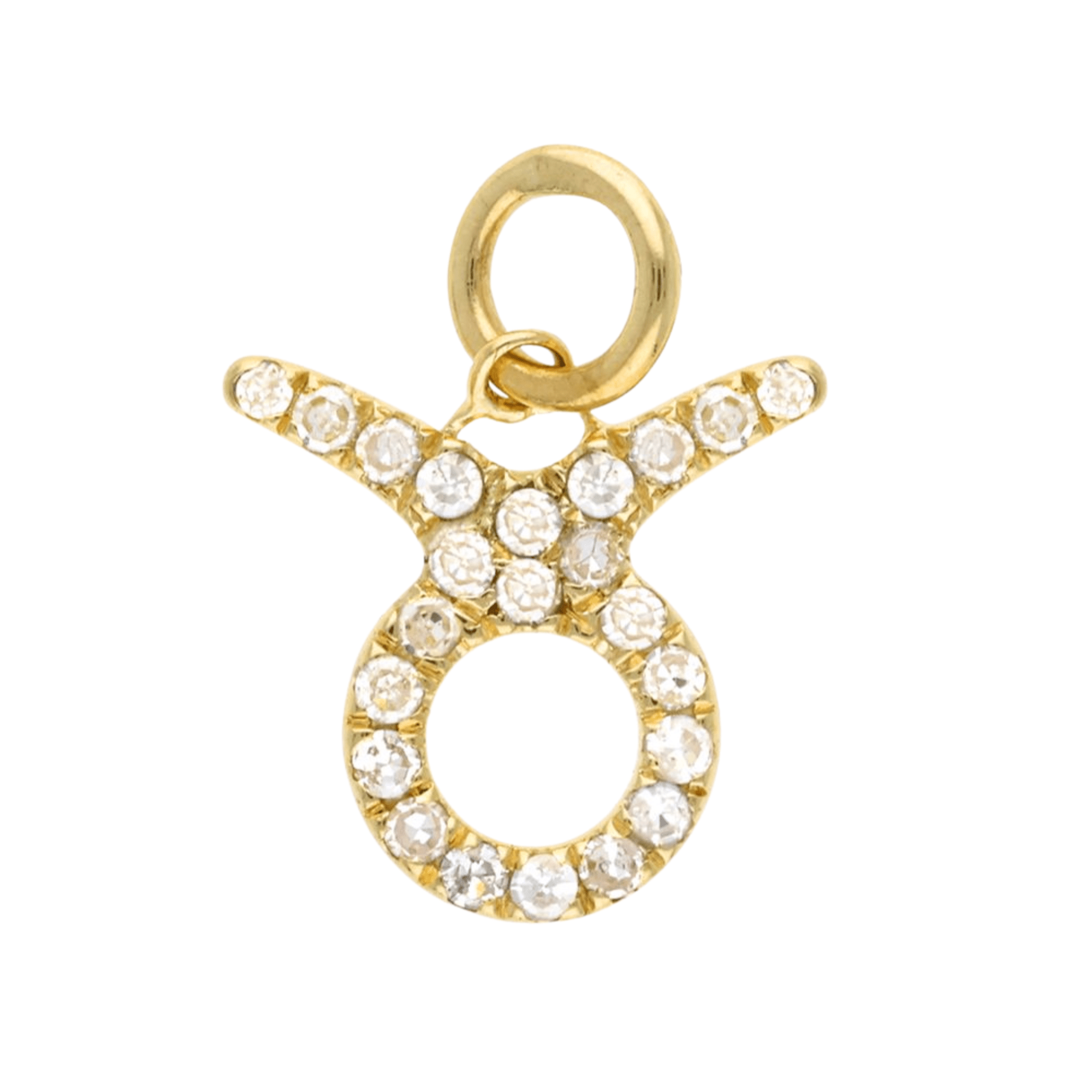 14K Mini Diamond Zodiac Charm - Nolita