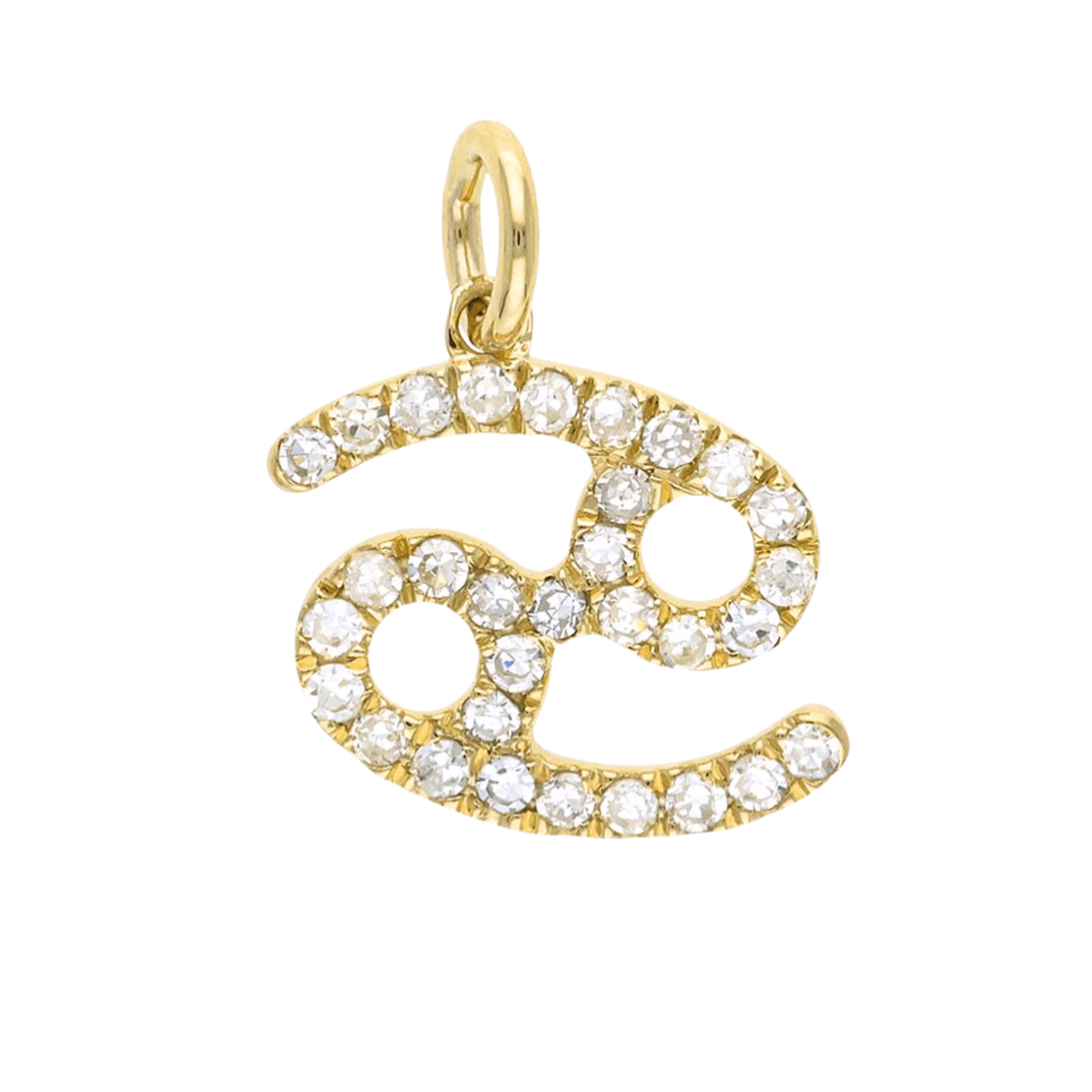 14K Mini Diamond Zodiac Charm - Nolita